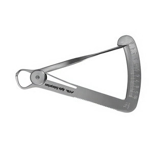 Gauge 4 Inch Blunt <b>Spring</b> Measuring Caliper Precision Jewelry Measuring Tool Laboratory Instrument German Style Stainless Steel - Product Image 3