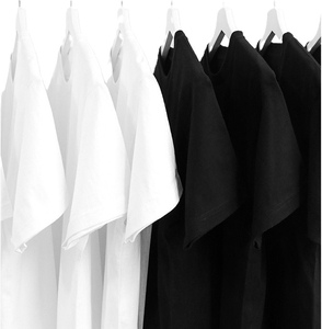 T-shirt décontracté à manches courtes et col rond en coton uni, broderie personnalisée avec logo, prix d'usine CN Bangladesh, OEM - Product Image 1