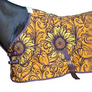 Premium Luxury Waterproof <b>Horse</b> Fly <b>Sheet</b> Breathable Mesh Fabric Riding Rug Summer Fly Protection Blanket Equestrian Equipment - Product Image 6