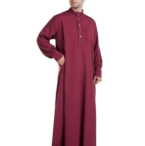 Túnica Tradicional Musulmana para Hombre, Thobe/Thawb, Ropa Islámica, Tallas Grandes, Personalizable, Venta Caliente - Product Image 2