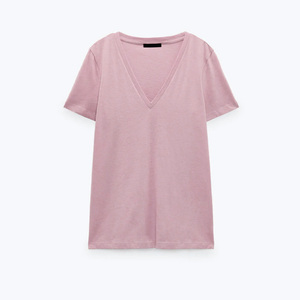 T-shirt Coupe Droite Style Décontracté Moderne Quotidien Tendance Confortable Manches Courtes Streetwear Mode Avant-Gardiste Look Décontracté 2026 OEM - Product Image 5