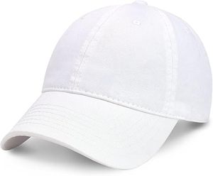 Casquette de baseball blanche personnalisée à 6 panneaux, réglable, unisexe, décontractée, en denim uni, taille adulte - Product Image 4