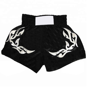Shorts de Boxeo y Muay Thai Retro Profesionales de Alta Calidad al por Mayor, de Spandex y Poliéster, Cómodos, Transpirables, de Secado Rápido y Elásticos - Product Image 2