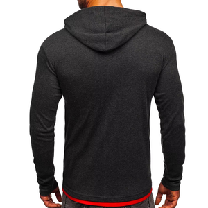 Chaqueta Polar de Otoño para Hombre, Personalizada, al por Mayor, de la Mejor Calidad, Resistente al Viento, Estampada, de Poliéster/Algodón, con Doble Cremallera, Gruesa, 220g - Product Image 3
