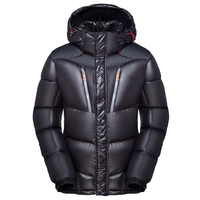 Blouson matelassé unisexe personnalisé avec logo, nouveau design, imperméable, respirant, grande taille, coupe ample, à capuche, motif nuages d'automne