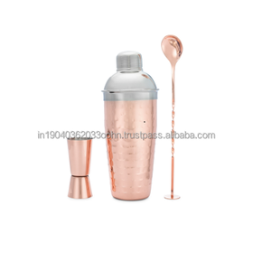 Coctelera Oro Negro Bronce Espejo Acabado Coctelera Acero inoxidable Barware Herramientas Latón Cobre Acero inoxidable - Product Image 1