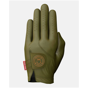 Gant de golf en cuir renforcé, paume en tissu extensible respirant, pour activités sportives professionnelles en plein air, antidérapant, anti-humidité - Product Image 1