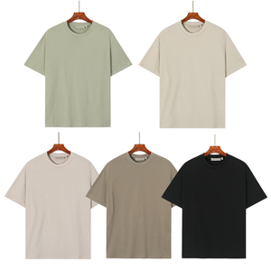 T-shirt oversize à épaules tombantes pour homme, streetwear décontracté, vente en gros - Product Image 2