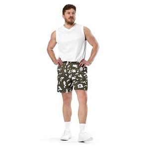 Shorts pour hommes à taille haute, élastiques, respirants, à séchage rapide, en coton et polyester, imprimés sur mesure, pour l'été, décontractés, pour la gym et le basketball - Product Image 4