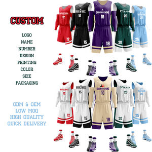 Conjunto de Uniforme de Baloncesto Personalizado a Precio Económico con Pantalones Cortos, Ropa de Entrenamiento Transpirable - Product Image 5