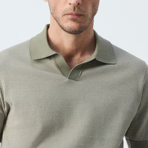 Chemise Polo en Coton pour Homme, Col Rabattu, Design de Logo Personnalisable, Couleur Unie, Style Raffiné, Collection 2026, Prix Usine, pour Tenue Décontractée - Product Image 2