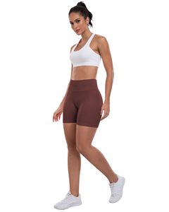 Shorts Deportivos para Mujer, Cintura Alta, Control de Abdomen, Levanta Glúteos, para Correr, Yoga, Ejercicio - Product Image 4