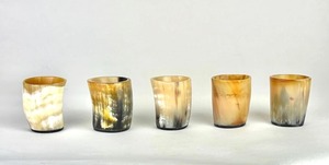 Verre à shot cylindrique unique fait main en corne de buffle durable pour whisky, bière, vin – Style classique, capacité 101-200 ml, idéal pour les fêtes - Product Image 4