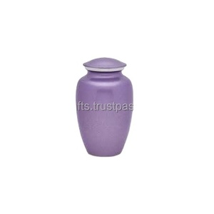 Urne de crémation complète en émail avec métal en laiton, meilleur pour les cendres humaines, sur mesure, fournisseur d'urnes de crémation bon marché - Product Image 1