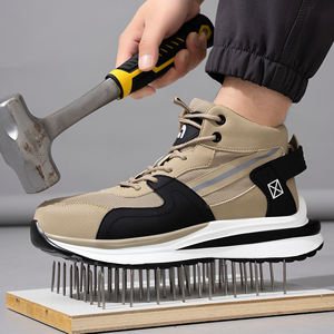 Bottes de sécurité en acier de qualité supérieure EN avec embout en fibre de carbone composite antidérapant en microfibre PU pour travaux industriels - Product Image 5