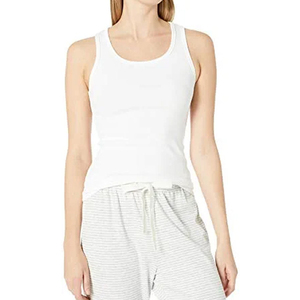 Top Deportivo sin Mangas de Algodón, Estilo Racerback, Transpirable, Tejido, para Mujer, Nueva Moda 2026, Estilo Americano OEM - Product Image 2