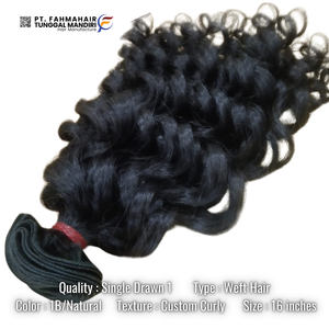 Nouveau traitement à la vapeur 100% vierge Remy Extensions de cheveux humains indonésien naturel cheveux bouclés cuticule alignée nouvelle-zélande source - Product Image 3