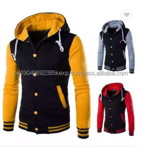 Sweat à capuche grande taille de haute qualité avec coutures contrastées Échantillon gratuit Sweat à capuche tricoté anti-rétrécissement en gros Motif solide - Product Image 1