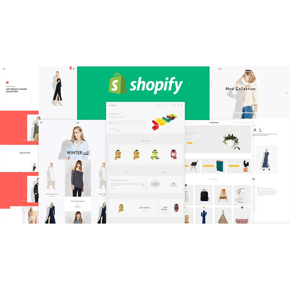 Sitios web Shopify, WordPress y Magento que venden productos en línea para videoporteros