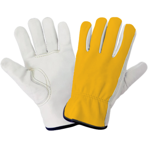 Guantes de Trabajo de Cuero de Cabra Resistentes, Cómodos, Transpirables, de Uso General, Antideslizantes, con Muñequera Ajustable - Product Image 2