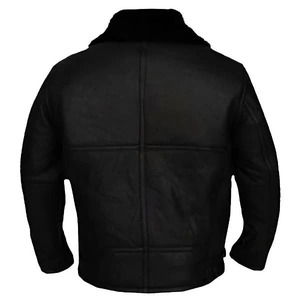 B3 Aviator Bomber <b>Men</b> <b>Leather</b> <b>Jacket</b> - Product Image 2
