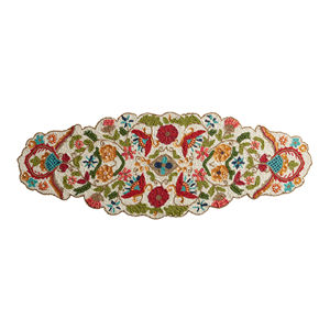 Camino de Mesa Bordado Floral, Decoración Bohemia para el Hogar, Lavable - Product Image 5