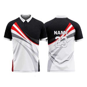 Camiseta de Entrenamiento de Cricket de Alta Calidad, 100% Poliéster, Transpirable, de Secado Rápido, Ropa Deportiva de Equipo, Camiseta de Cricket con Estampado Personalizado - Product Image 4