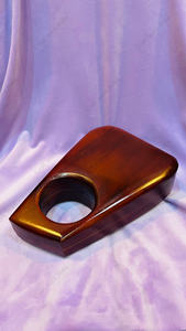 Handcrafted Round Cutout Wooden Clutch <b>Bag</b> for <b>Women</b> Designer Evening Party Wedding Statement Hard Case Wooden Purse - Product Image 5