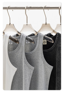 Camisetas Deportivas Blancas Extra Grandes y Holgadas para Hombre, de Alta Calidad, Personalizables con Logotipo por Sublimación, 315 g/m², Camiseta Deportiva tipo Chaleco - Product Image 2