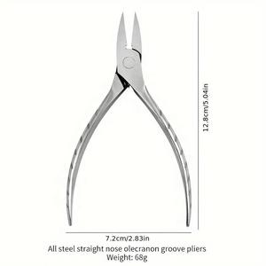 Morje Surgical Stainless Steel <b>Cuticle</b> Nipper-Professional Manicure Pedicure <b>Tool</b> Sharp Straight/Curved Blades Wide Jaw Opening - Product Image 2
