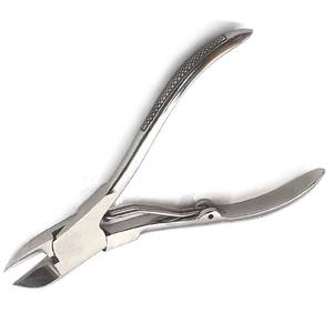 Coupe-cuticules professionnel de haute qualité en acier inoxydable, lame incurvée de 10 mm, pointe acérée pour la coupe des ongles des doigts, usage adulte - Product Image 6