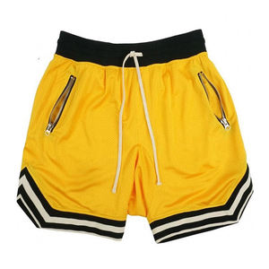 Pantalones Cortos de Baloncesto Personalizados de Malla con Cordón Ajustable al por Mayor - Product Image 4