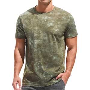 Servicio OEM de Fabricación Directa en Pakistán, Camiseta Tie Dye para Gimnasio, Nuevo Diseño, Hecha con Spandex y Poliéster, Fabricada en Long Mission Industry. - Product Image 1