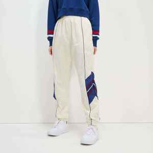 Survêtement pour femme en polyester bleu et blanc avec doublure, fermeture éclair sur toute la longueur, coupe décontractée, poches latérales, idéal pour le printemps - Product Image 2