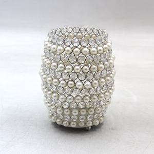 Vente chaude Mariages Décoratif Cristal Votive Bougeoirs 3 pieds de boule fond Style Moderne Bougie Pot - Product Image 1