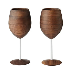 Vintage Wooden Wine Goblet Drinking Glass Eco-friendly Hand-made Amazing Quality <b>Unique</b> Design Cheap Price - Product Image 6