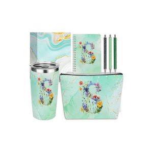 แก้วน้ำส่วนตัวขนาด 20 ออนซ์ พร้อมสลักอักษรย่อ ของขวัญวันเกิดสำหรับผู้หญิง ของขวัญคริสต์มาสสำหรับภรรยาหรือแฟนสาว - Product Image 1