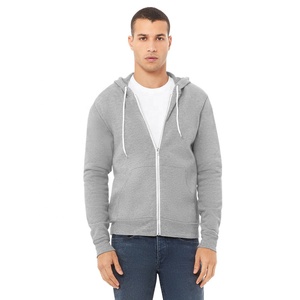 BELLA CANVAS UNISEX FLEECE FULL ZIP HOODIE 90% algodón peinado ringspun 10% poliéster Unisex Sponge Fleece Full-Zip Hoodie - Product Image 2