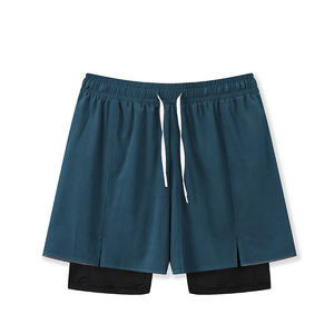 Pantalones Cortos Deportivos para Hombre 2 en 1, Ligeros, de Secado Rápido, Transpirables, para Fitness, Atletismo, Entrenamiento, Maratón - Product Image 4