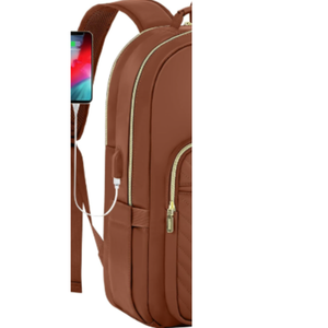 กระเป๋าเป้สะพายหลังสำหรับเดินทางไปโรงเรียน ทำจากผ้าแคนวาส - กระเป๋าเป้ลำลองทันสมัยสำหรับใช้ในชีวิตประจำวัน ความจุ 30-40 ลิตร - Product Image 3