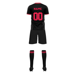 Conjunto de uniforme de fútbol personalizado a precio económico, diseño por sublimación, personaliza el nombre y el logotipo de tu equipo, uniformes de fútbol en venta - Product Image 4