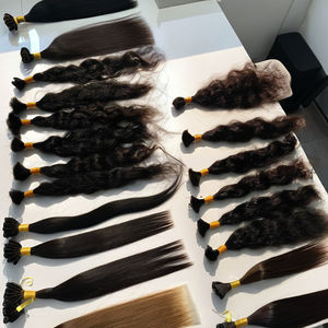 Cabello 100% crudo. Cabello humano natural ondulado y rizado a granel. Cabello humano indio a granel de calidad premium sin procesar de La India - Product Image 6