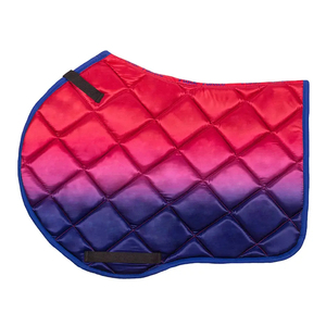 Custom Professional Horse Riding Saddle Pads <b>Waterproof</b> Wool Satin Foam Solid Colors Dressage Cotton English Jumping Pad - Product Image 3