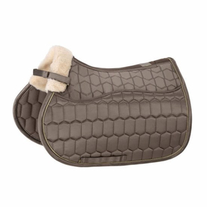 Tapis de selle western personnalisé pour chevaux, en feutre et polaire, avec doublure en coton et sangle de selle pour l'équitation et le dressage - Product Image 4