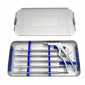 Ensemble de rongeurs rotatifs interlaminaires Kerrison, certifié MOL, instruments orthopédiques pour chirurgie de la colonne vertébrale, en acier inoxydable allemand - Product Image 4