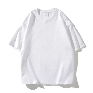 Camiseta personalizada de fabricante, camiseta informal Vintage de algodón en blanco lavado con ácido, camiseta para hombre, camisetas con logotipo impreso personalizado - Product Image 2