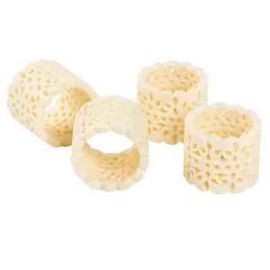 Porte-serviettes classiques en bois et résine multicolores, écologiques, élégants pour mariage, fête, table, KISWAH CRAFT 4,5 cm - Product Image 4