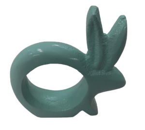 Anneau de serviette décoratif en métal en forme d'oreille de lapin doré, porte-serviettes pour table à manger, mariage, fête, restaurant, hôtel - Product Image 3