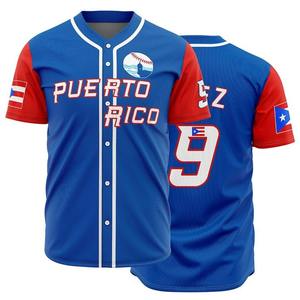 Maillot de baseball/softball personnalisé pour adultes, avec nom et logo imprimés, respirant, vêtement de sport léger à manches courtes, vente en gros - Product Image 2