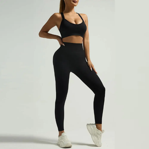 Women's Active Wear 2-Piece <b>Yoga</b> Set Long Sleeve Sportswear Gym Fitness <b>Jacket</b> Plus Size High Waist Activewear Women's - Product Image 4
